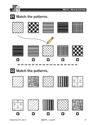 NNAT 2 Practice Test Level B - Test One (1st Grade)