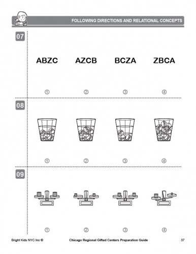 Chicago Regional Gifted Centers Preparation Guide (Pre-K)