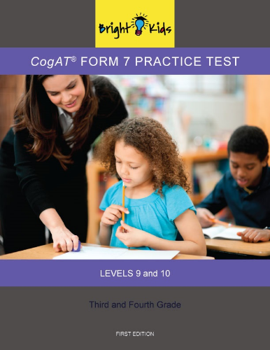 CogAT Form 7 Practice Test - Levels 9 & 10 (3rd & 4th Grade) book