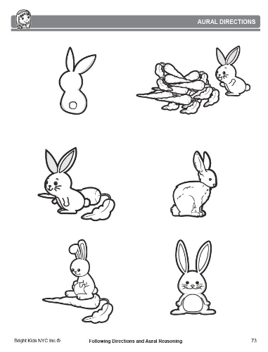 Following Directions & Aural Reasoning (Kindergarten & 1st Grade)