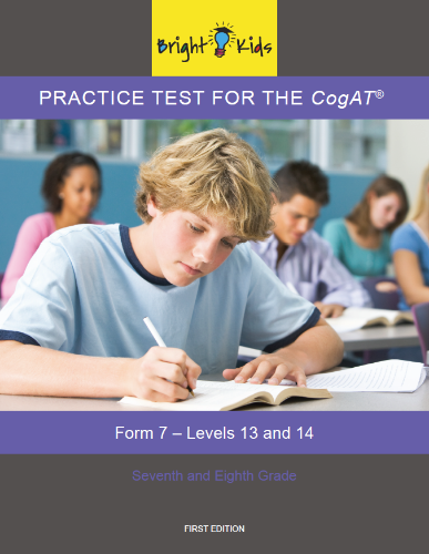 CogAT Practice Test Form 7 - Levels 13/14 (8th & 9th Grade)