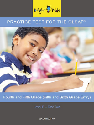 OLSAT Practice Test - Level E / Test Two (5th & 6th Grade Entry)