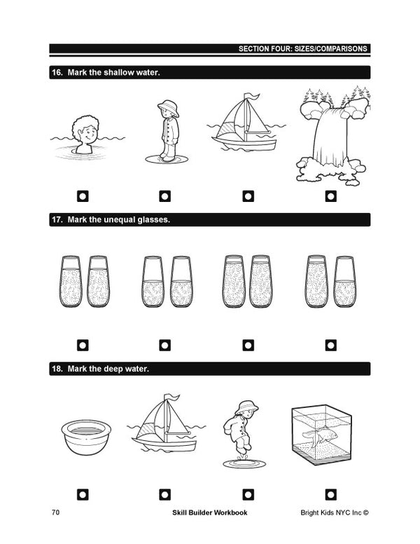 Skill Builder Workbook (Pre-K & Kindergarten)