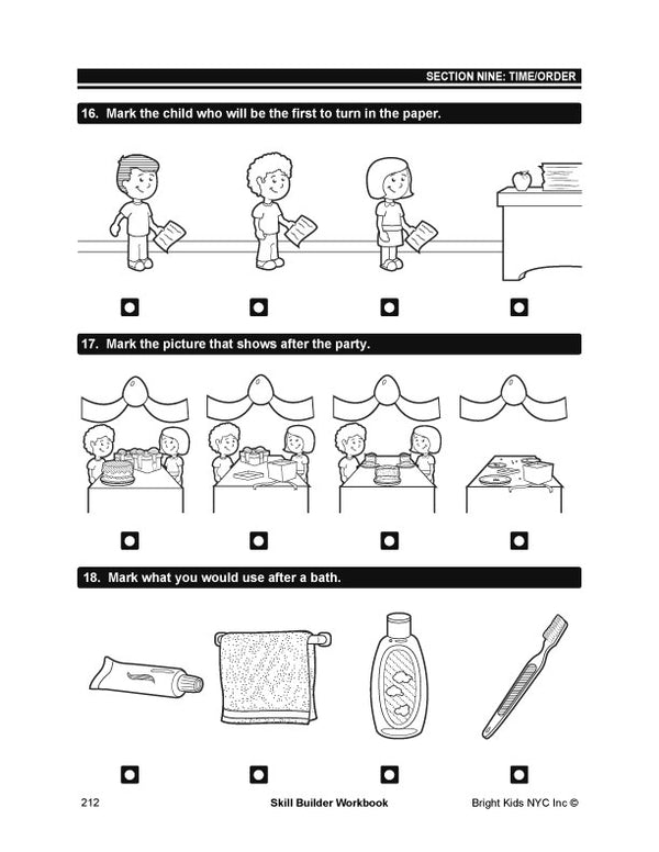Skill Builder Workbook (Pre-K & Kindergarten)