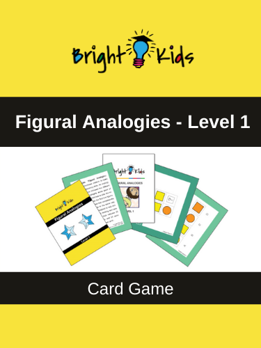 Figural Analogies Card Game – Level 1 (Pre-K & Kindergarten)