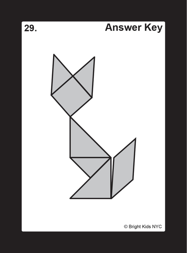 Tangrams Card Deck (Pre-K & Kindergarten)