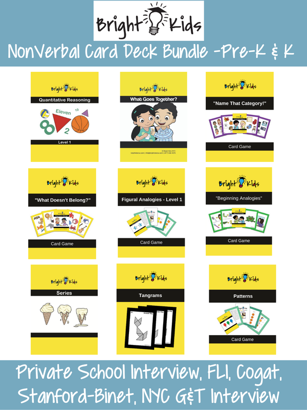Ultimate Nonverbal Card Deck Collection for Pre-K and Kindergarten