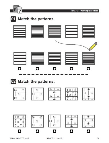 Nnat Practice NNAT 2 Practice Test Level E - Test One (5th & 6th Grade) – Bright Kids ...