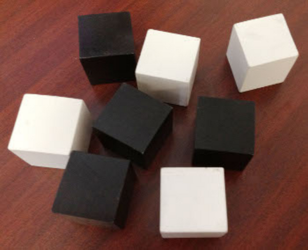 Solid Black & White ECAA Blocks (Pre-K & Kindergarten)
