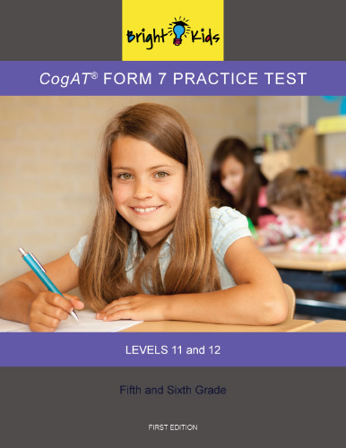CogAT Form 7 Practice Test - Levels 11 & 12 (5th & 6th Grade) book