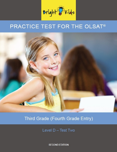 OLSAT Practice Test - Level D / Test Two (4th Grade Entry)