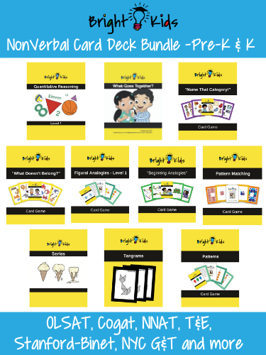 Ultimate Nonverbal Card Deck Collection for Pre-K and Kindergarten