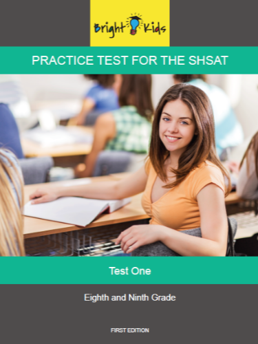 SHSAT 2016 Practice Test - Test One (7th & 8th Grade)